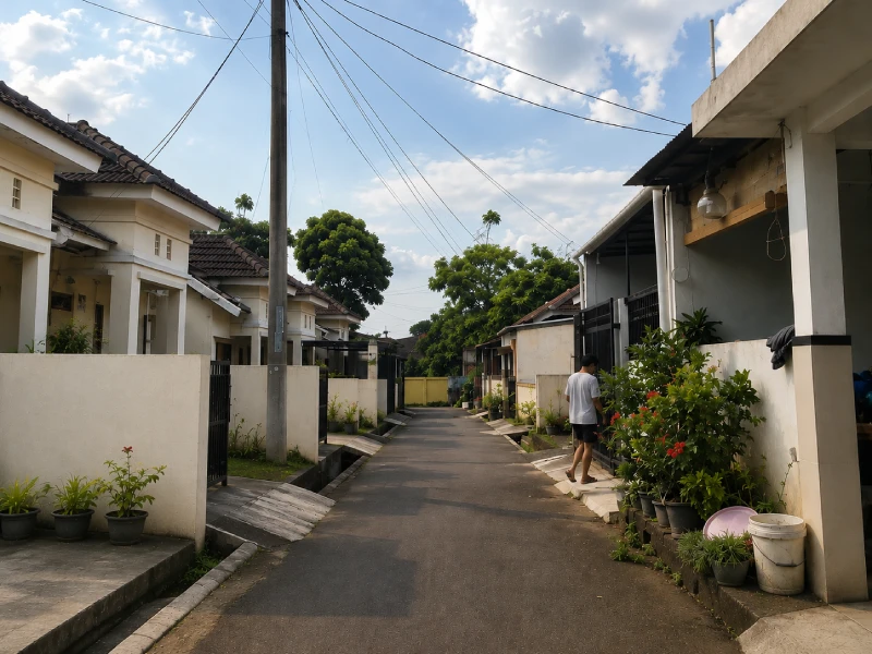Suasana perumahan cibitung Bekasi cicilan 2-4 jutaan